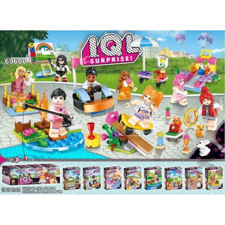 PRCK 69600 non  8 NHÂN VẬT NHỎ CHO BÚP BÊ BẤT NGỜ bộ đồ chơi xếp lắp ráp ghép mô hình Collectable Minifigures IQL SURPRISE！ Búp Bê Sưu Tầm