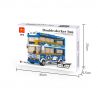 WANGE 3970 non  XE BUÝT HAI TẦNG bộ đồ chơi xếp lắp ráp ghép mô hình City INTERCITY BUS DOUBLE-DECKER Thành Phố 257 khối