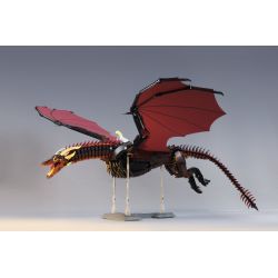 86005B 86005A SUPER 18K K89 K90 non  LONG MÃ VÀ ZHUO GE VESSELION bộ đồ chơi xếp lắp ráp ghép mô hình Game Of Thrones GAME OF THRONES DROGON、VISERION Trò Chơi Vương Quyền 2000 khối