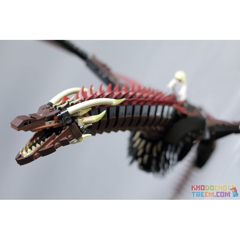 86005B 86005A SUPER 18K K89 K90 non  LONG MÃ VÀ ZHUO GE VESSELION bộ đồ chơi xếp lắp ráp ghép mô hình Game Of Thrones GAME OF THRONES DROGON、VISERION Trò Chơi Vương Quyền 2000 khối