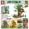 SHENG YUAN SY SY6187 6187 non  NHÀ TRÊN CÂY bộ đồ chơi xếp lắp ráp ghép mô hình Minecraft MY WORLD Game Xây Dựng 1109 khối