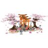 SEMBO 601075 non  CHIDORI bộ đồ chơi xếp lắp ráp ghép mô hình Cherry Blossom Season Mùa Hoa Anh Đào 647 khối
