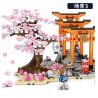 SEMBO 601075 non  CHIDORI bộ đồ chơi xếp lắp ráp ghép mô hình Cherry Blossom Season Mùa Hoa Anh Đào 647 khối