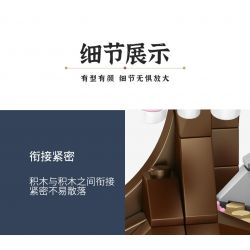 SEMBO 601075 non  CHIDORI bộ đồ chơi xếp lắp ráp ghép mô hình Cherry Blossom Season Mùa Hoa Anh Đào 647 khối