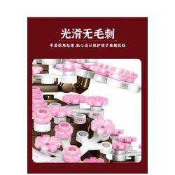 SEMBO 601075 non  CHIDORI bộ đồ chơi xếp lắp ráp ghép mô hình Cherry Blossom Season Mùa Hoa Anh Đào 647 khối