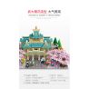SEMBO 601079 non  ĐẠI HỌC VŨ HÁN SAKURA bộ đồ chơi xếp lắp ráp ghép mô hình Cherry Blossom Season Mùa Hoa Anh Đào 2529 khối