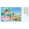 SEMBO 601079 non  ĐẠI HỌC VŨ HÁN SAKURA bộ đồ chơi xếp lắp ráp ghép mô hình Cherry Blossom Season Mùa Hoa Anh Đào 2529 khối