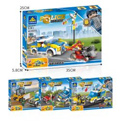 Kazi KY67270 67270 non  RƯỢT ĐUỔI TỐC ĐỘ CAO bộ đồ chơi xếp lắp ráp ghép mô hình Police Cảnh Sát 264 khối