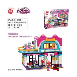 Enlighten 2030 Qman 2030 non  BIỆT THỰ TIỆC ÂM NHẠC bộ đồ chơi xếp lắp ráp ghép mô hình Cherry Cô Nàng Ngọt Ngào 447 khối