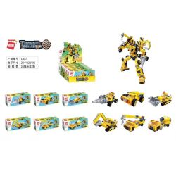 Enlighten 1417 Qman 1417 non  6 XE KỸ THUẬT bộ đồ chơi xếp lắp ráp ghép mô hình Transformers TRANSCOLLECTOR Robot Đại Chiến Người Máy Biến Hình