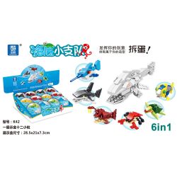 MINDBOX K42 non  GACHA 6 LOẠI bộ đồ chơi xếp lắp ráp ghép mô hình Creator Sáng Tạo 163 khối