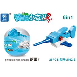 MINDBOX K42 non  GACHA 6 LOẠI bộ đồ chơi xếp lắp ráp ghép mô hình Creator Sáng Tạo 163 khối