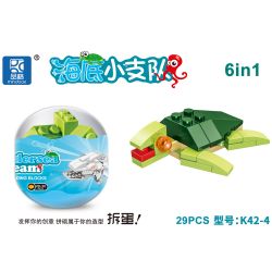 MINDBOX K42 non  GACHA 6 LOẠI bộ đồ chơi xếp lắp ráp ghép mô hình Creator Sáng Tạo 163 khối