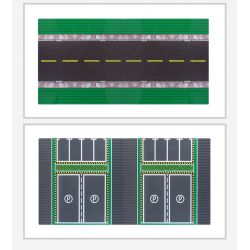 WANGE 8815 8816 8817 8818 8814 non  TẤM ĐẾ VANGE 32X32 5 LOẠI ĐƯỜNG NHỰA BÃI ĐẬU XE SÂN BÓNG ĐÁ RỔ VẬN ĐỘNG CHÀY bộ đồ chơi xếp lắp ráp ghép mô hình Sports Thể Thao 5 khối