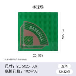 WANGE 8815 8816 8817 8818 8814 non  TẤM ĐẾ VANGE 32X32 5 LOẠI ĐƯỜNG NHỰA BÃI ĐẬU XE SÂN BÓNG ĐÁ RỔ VẬN ĐỘNG CHÀY bộ đồ chơi xếp lắp ráp ghép mô hình Sports Thể Thao 5 khối