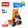 HSANHE 6033 non  10 CON VẬT SÁNG TẠO CỪU GẤU RỒNG CÁO KỲ LÂN HẢI CẨU BÒ VẸT CHIM CÁNH CỤT GÀ TRỐNG bộ đồ chơi xếp lắp ráp ghép mô hình Creator ANIMAL FUNNY FAMILY 338 khối