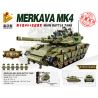 PanlosBrick 632009 Panlos Brick 632009 non  XE TĂNG CHIẾN ĐẤU CHỦ LỰC MERKAVA MK4 bộ đồ chơi xếp lắp ráp ghép mô hình Military Army MERKAVA MK4 MAIN BATTLE TANK Quân Sự Bộ Đội 1730 khối