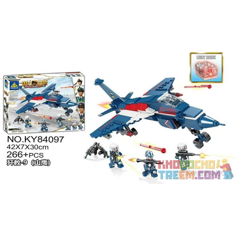Kazi KY84097 84097 non  JJ-9 (ĐẠI BÀNG NÚI) bộ đồ chơi xếp lắp ráp ghép mô hình Military Power Sức Mạnh Quân Sự 266 khối