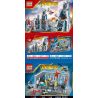 HJLEPIN 6956-A 6956-B non  THÁP AVENGERS PHÒNG THÍ NGHIỆM NGƯỜI SẮT bộ đồ chơi xếp lắp ráp ghép mô hình Marvel Super Heroes Siêu Anh Hùng Marvel 655 khối