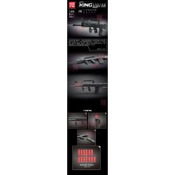 MouldKing 14005 Mould King 14005 non  SÚNG TRƯỜNG TỰ ĐỘNG KIỂU 95 bộ đồ chơi xếp lắp ráp ghép mô hình  QBZ95 Kỹ Thuật Công Nghệ Cao Mô Hình Phương Tiện 787 khối