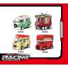 Decool 22023 Jisi 22023 non  4 LOẠI XE BUÝT bộ đồ chơi xếp lắp ráp ghép mô hình Speed Champions Racing Cars MINI RACING PACEMAKER Đua Xe Công Thức 110 khối
