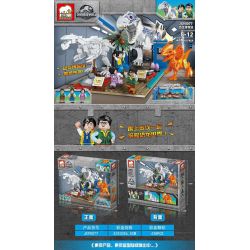 ELEPHANT JX90077 90077 non  BẢO TÀNG KHỦNG LONG bộ đồ chơi xếp lắp ráp ghép mô hình Jurassic World Thế Giới Khủng Long 438 khối