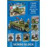 SEMBO 105530 non  XE CHIẾN ĐẤU BỘ BINH BÁNH XÍCH KIỂU 86 bộ đồ chơi xếp lắp ráp ghép mô hình Iron Blood Heavy Equipment Đặc Nhiệm Máu Và Sắt 376 khối