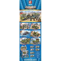 SEMBO 105210 105211 105212 105213 105214 105215 non  XE TĂNG VẬN TẢI ĐẦU KÉO 6 TỔ HỢP CĂN CỨ CHỈ HUY TẤN CÔNG NHẢY DÙ SX-1 KHU TRỤC PHÒNG KHÔNG 051C PHÁO TỰ HÀNH PGZ-07 CHIẾN ĐẤU CHỦ LỰC 96A HỆ THỐNG PCZ-04A bộ đồ chơi xếp lắp ráp ghép mô hình Iron Blood Heavy Equipment Đặc Nhiệm Máu Và Sắt