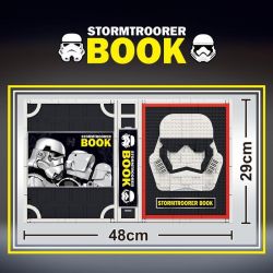 J BRAND J13003 13003 non  SÁCH SƯU TẬP STORMTROOPER bộ đồ chơi xếp lắp ráp ghép mô hình Star Wars STORMTROOPER BOOK Chiến Tranh Giữa Các Vì Sao 2480 khối