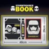 J BRAND J13003 13003 non  SÁCH SƯU TẬP STORMTROOPER bộ đồ chơi xếp lắp ráp ghép mô hình Star Wars STORMTROOPER BOOK Chiến Tranh Giữa Các Vì Sao 2480 khối