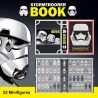 J BRAND J13003 13003 non  SÁCH SƯU TẬP STORMTROOPER bộ đồ chơi xếp lắp ráp ghép mô hình Star Wars STORMTROOPER BOOK Chiến Tranh Giữa Các Vì Sao 2480 khối