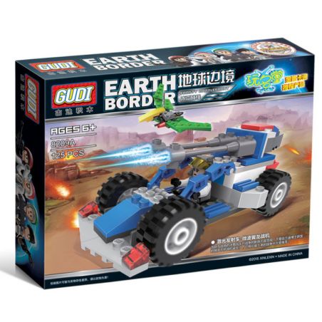 GUDI 8209A non  FROSTFAR. bộ đồ chơi xếp lắp ráp ghép mô hình Earth Border Biến Giới Trái Đất 125 khối