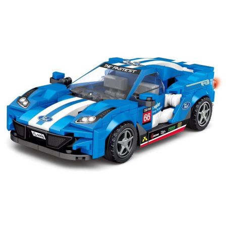 LEYI 31012 non  FORD GT. bộ đồ chơi xếp lắp ráp ghép mô hình Racing Cuộc Đua 350 khối