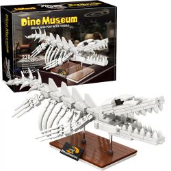 LINOOS LN7005 7005 non  BỘ XƯƠNG MOSASAURUS bộ đồ chơi xếp lắp ráp ghép mô hình Dino Museum DINO MUSEUM MOSASAURUS Bảo Tàng Khủng Long 230 khối
