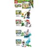 SHENG YUAN SY SY1438 1438 non  4 LOẠI MECHA GIANT ZOMBIES RUGBY SHARK BOSS ICE PEA SHOOTER bộ đồ chơi xếp lắp ráp ghép mô hình Plants Vs Zombies PLANTS VS.ZOMBIES Hoa Quả Nổi Giận 544 khối