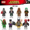 XINH X0227 0227 1017 1018 1019 1020 1021 1022 1023 1024 non  SUPER BRITISH DC MINIFIGURE 8 PHONG CÁCH BAIN RIDDLER SCARECROW CLOWN POISON IVY PENGUIN BAT GIRL RED HOOD bộ đồ chơi xếp lắp ráp ghép mô hình Super Heroes STORMHEROES Siêu Nhân Anh Hùng