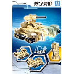 SLUBAN M38-B0819 B0819 0819 M38B0819 38-B0819 non  BIẾN DẠNG KỸ THUẬT SỐ 6 LOẠI bộ đồ chơi xếp lắp ráp ghép mô hình Creator Sáng Tạo 596 khối