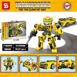 SHENG YUAN SY SY6488 6488 non  CON ONG bộ đồ chơi xếp lắp ráp ghép mô hình Transformers TRANOFSERRS FOR THE GLORY WAR Robot Đại Chiến Người Máy Biến Hình 452 khối