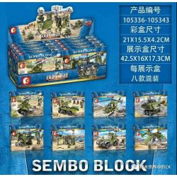 SEMBO 105341 105342 105343 105336 105337 105338 105339 105340 non  8 MÔ HÌNH bộ đồ chơi xếp lắp ráp ghép mô hình Iron Blood Heavy Equipment Đặc Nhiệm Máu Và Sắt