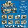 SEMBO 105341 105342 105343 105336 105337 105338 105339 105340 non  8 MÔ HÌNH bộ đồ chơi xếp lắp ráp ghép mô hình Iron Blood Heavy Equipment Đặc Nhiệm Máu Và Sắt