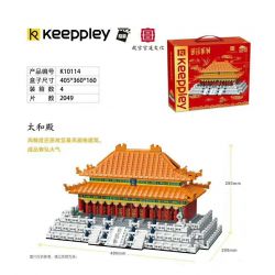 KEEPPLEY K10114 10114 K10128 10128 non  HỘI TRƯỜNG HÀI HÒA TỐI CAO bộ đồ chơi xếp lắp ráp ghép mô hình Brickheadz Nhân Vật Đầu To 2049 khối