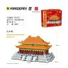 KEEPPLEY K10114 10114 K10128 10128 non  HỘI TRƯỜNG HÀI HÒA TỐI CAO bộ đồ chơi xếp lắp ráp ghép mô hình Brickheadz Nhân Vật Đầu To 2049 khối