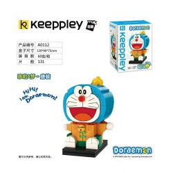 KEEPPLEY A0112 0112 non  BỘ ĐỒ ĐÔRÊMON bộ đồ chơi xếp lắp ráp ghép mô hình Doraemon Mèo Máy Thông Minh 131 khối