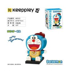 KEEPPLEY A0113 0113 non  DORAEMON-CÂY PHONG MÙA THU bộ đồ chơi xếp lắp ráp ghép mô hình Mèo Máy Thông Minh 137 khối