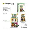 KEEPPLEY C0107 0107 non  NHÀ SÁCH THỜI GIAN CHẬM bộ đồ chơi xếp lắp ráp ghép mô hình Mini Modular CITY CORNER Đường Phố Thu Nhỏ 259 khối