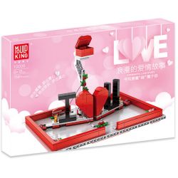 MouldKing 10008 Mould King 10008 REBRICKABLE MOC-22083 22083 MOC22083 non  CUỐN SÁCH TỎ TÌNH LÃNG MẠN CÂU CHUYỆN YÊU bộ đồ chơi xếp lắp ráp ghép mô hình POP-UP HEART AND RING BOX 758 khối