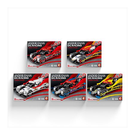 SEMBO 705800 705801 705802 705803 705804 non  MÔ HÌNH ĐỘI CHENGLONG DC 1:18 XE TRỞ LẠI 5 tỷ lệ 1:18 bộ đồ chơi xếp lắp ráp ghép mô hình  JACKIE CHAN DC RACHING Kỹ Thuật Công Nghệ Cao Mô Hình Phương Tiện 650 khối