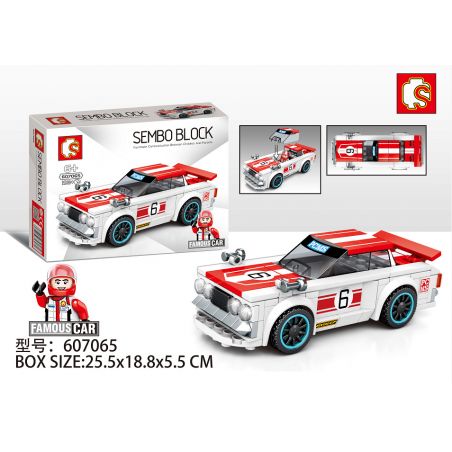 SEMBO 607065 non  CÂU CHUYỆN XE NISSAN SKYLINE KPGC-10 GTR bộ đồ chơi xếp lắp ráp ghép mô hình Speed Champions Racing Cars FAMOUS CAR Đua Xe Công Thức 193 khối