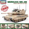 GUDI 6109 non  XE TĂNG MERKAVA MK4M 1:28 tỷ lệ 1:28 bộ đồ chơi xếp lắp ráp ghép mô hình Military Army MERKAVA MBT Quân Sự Bộ Đội 1540 khối