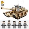 PanlosBrick 632010 Panlos Brick 632010 non  XE TĂNG CHIẾN ĐẤU CHỦ LỰC M1A2 bộ đồ chơi xếp lắp ráp ghép mô hình Military Army M1A2 ABRAMS MAIN BATTLE TANK Quân Sự Bộ Đội 1630 khối